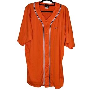 Vintage Y2K Nike Baseball Jersey Athletic Shirt Mens XL Streetwear‎